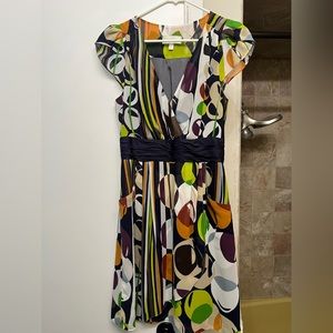 Bold print fashion dress